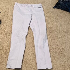 Saks Fifth Avenue Light Gray Straight Leg Pants